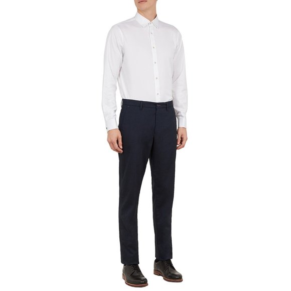 NWT Ted Baker Semi Plain Trousers CLAIEL Pants Navy Size 36 x 32 $175 II352
